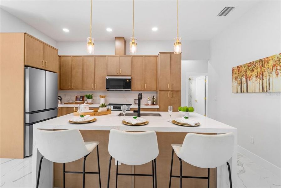 Furnished interior view inside a new home in , Tampa (Image 16).