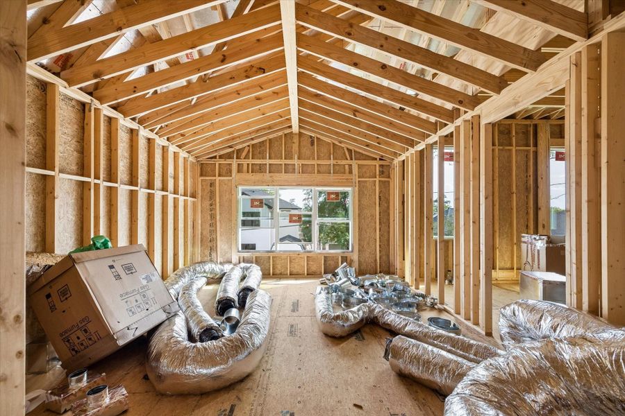 In-progress construction of a new home in , Houston, TX (Image 22).