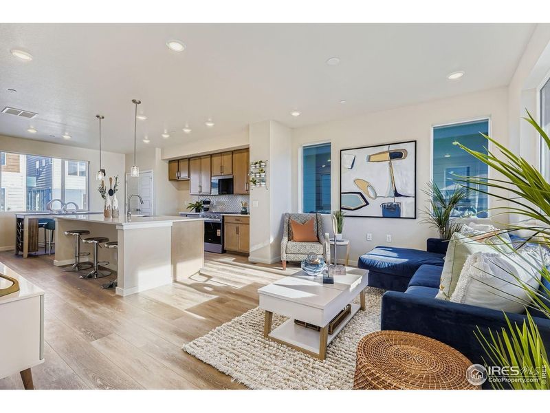 Furnished interior view inside a new home in Baseline, Broomfield (Image 41).
