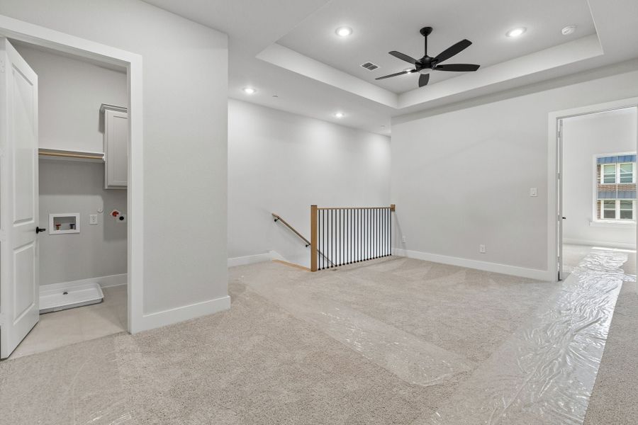 Spacious, unfurnished interior of a new home in Newman Village Townhomes, Frisco (Image 22).