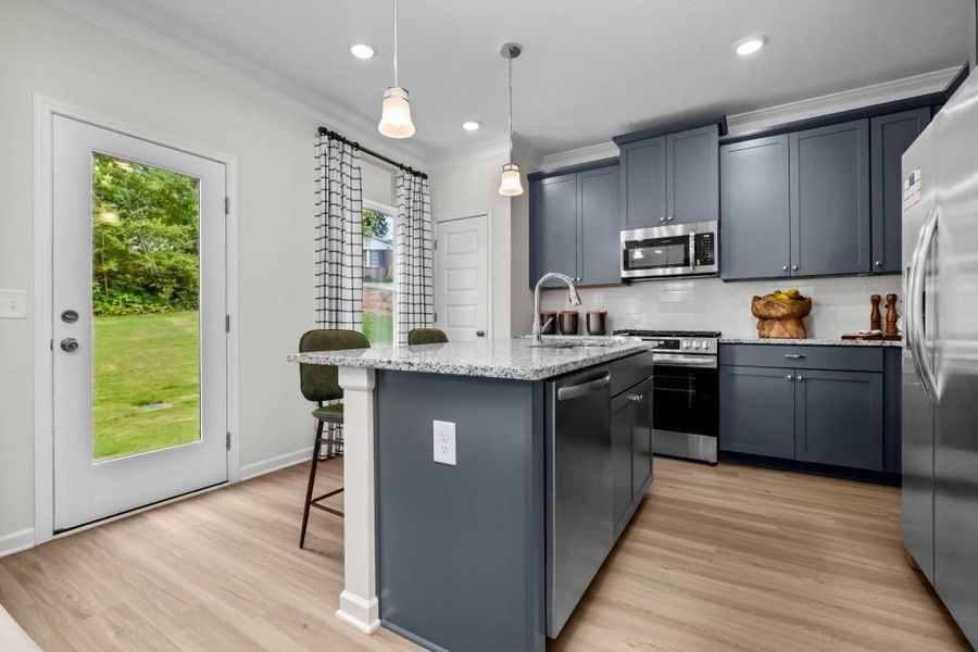 Furnished interior view inside a new home in Hawks View, Ringgold (Image 20).
