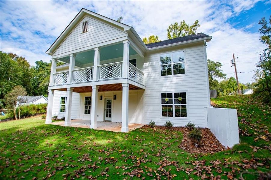 Exterior details and patio area of a home in , Bowdon (Image 35). Exterior details and patio area of a home in , Bowdon (Image 35).