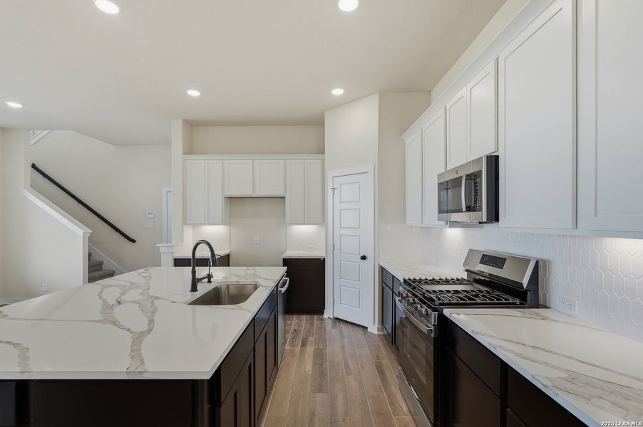 Furnished interior view inside a new home in The Crossvine, Schertz (Image 15).