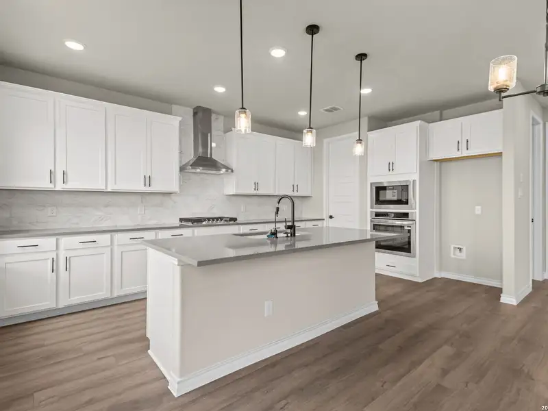 Furnished interior view inside a new home in The Reserve at Potranco Oaks, Castroville (Image 10).