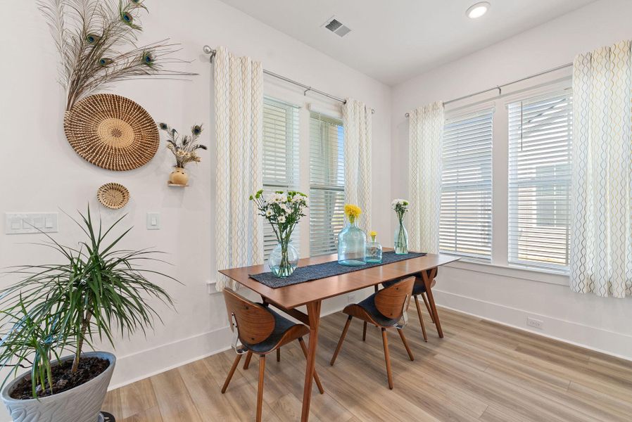 Furnished interior view inside a new home in Summerwind Crossing at Lakes of Cane Bay, Summerville (Image 16).