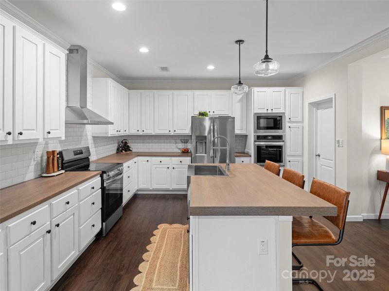 Furnished interior view inside a new home in , Hendersonville (Image 16).