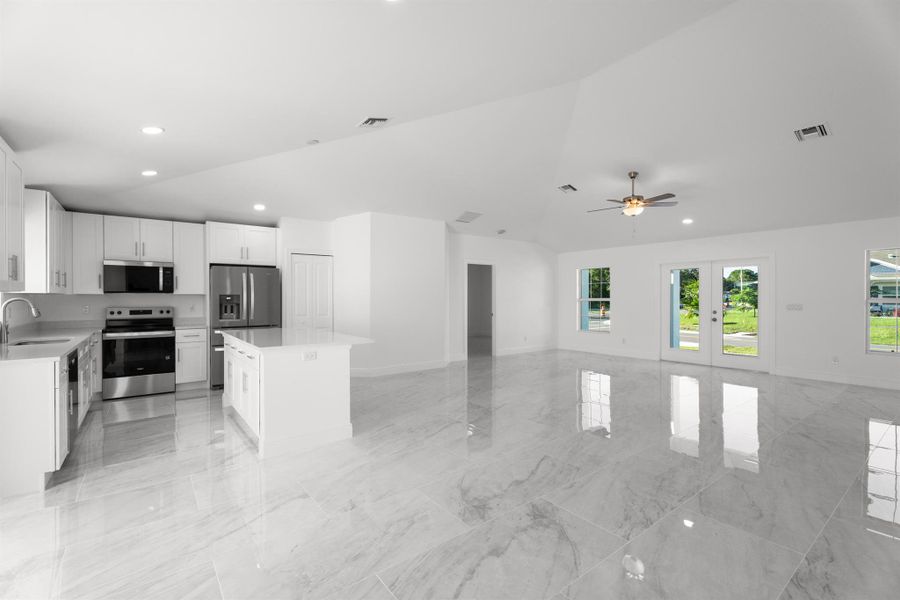 Furnished interior view inside a new home in , Port St. Lucie (Image 8). Furnished interior view inside a new home in , Port St. Lucie (Image 8).