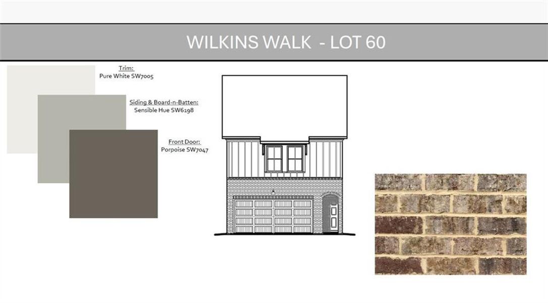 Sample of building materials used in homes in Wilkins Walk, Mableton (Image 28).