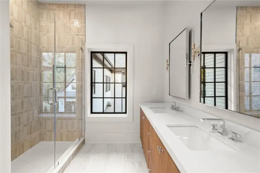 Furnished interior view inside a new home in , Alpharetta (Image 17).