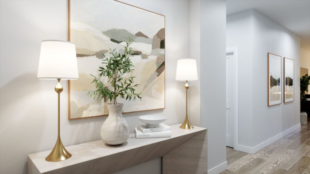 Representative furnished interior of a home built from the Wellington by Risewell Homes in Kentucky Square, Sanford (Image 3).