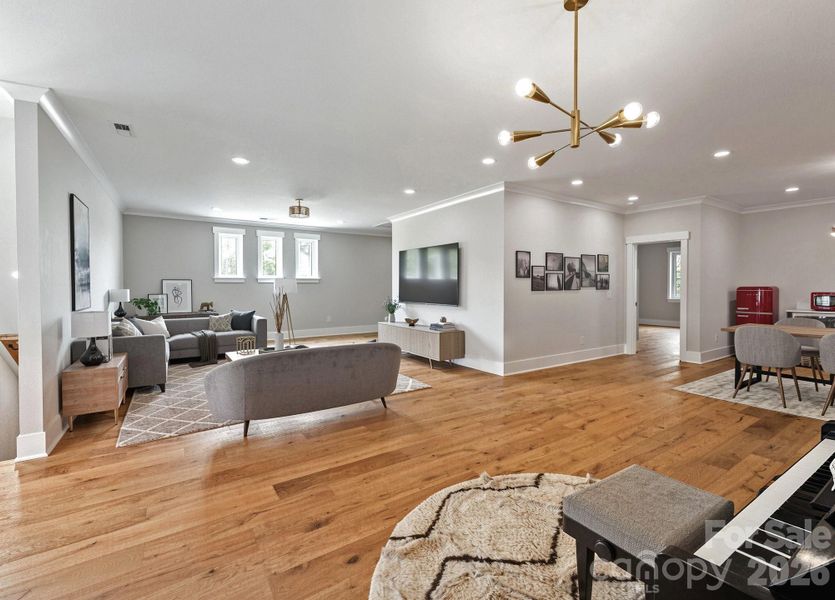 Furnished interior view inside a new home in , Mint Hill (Image 40).