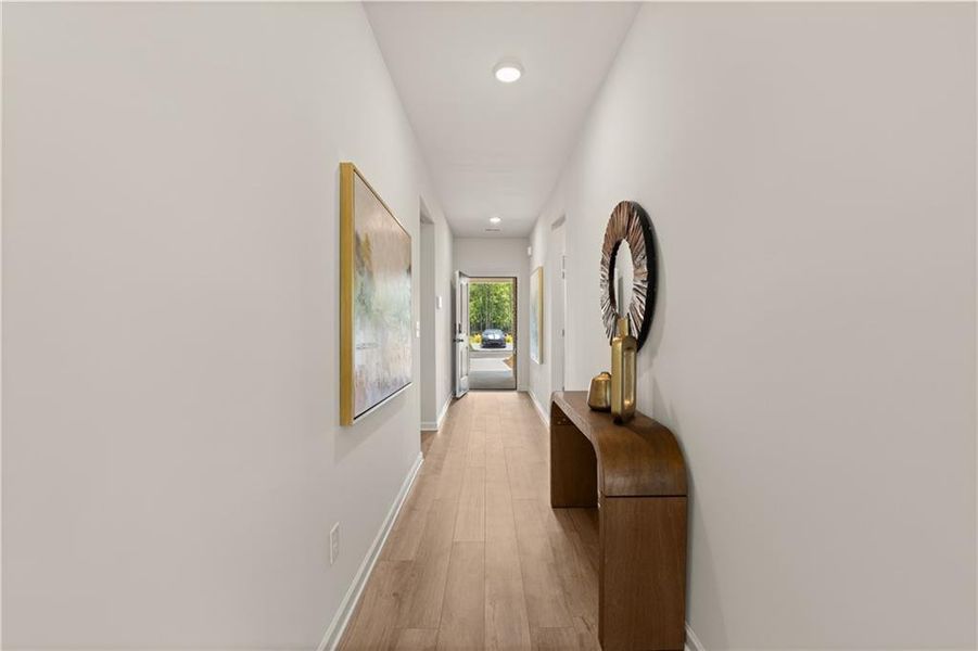 Furnished interior view inside a new home in Hillbrooke Preserve, Conyers (Image 18).
