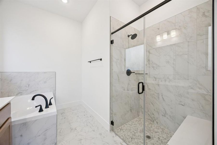 Furnished interior view inside a new home in , McKinney (Image 11).