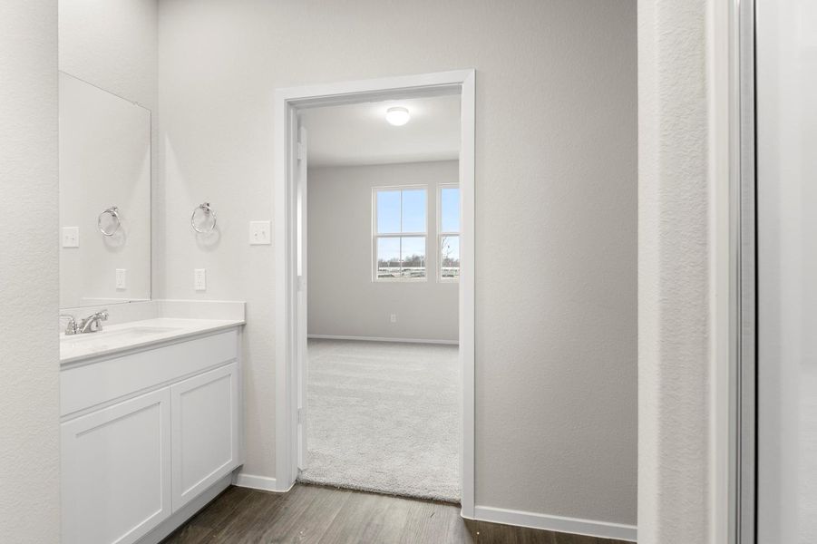 Furnished interior view inside a new home in Casetta Ranch, Kyle (Image 11).