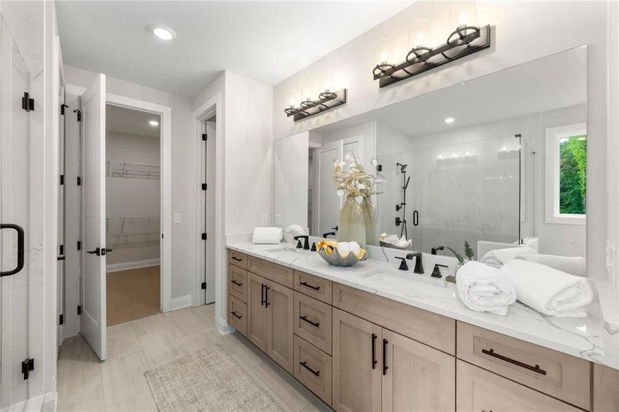 Furnished interior view inside a new home in , Canton (Image 3).