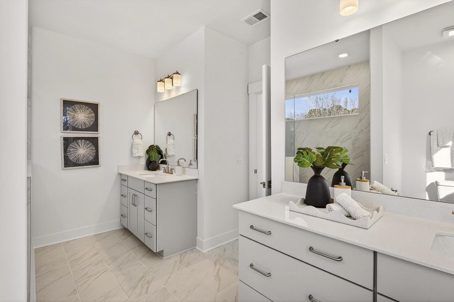Furnished interior view inside a new home in , Charleston (Image 7).