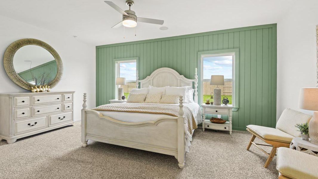 Furnished interior view inside a new home in Lake Conroe Cove, Willis (Image 43).