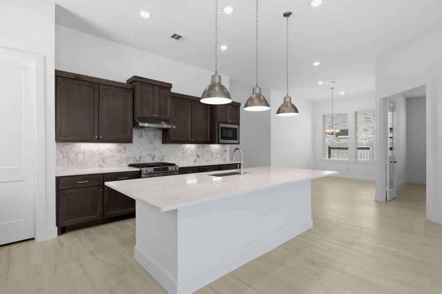 Furnished interior view inside a new home in The Trails, New Caney (Image 11). Furnished interior view inside a new home in The Trails, New Caney (Image 11).