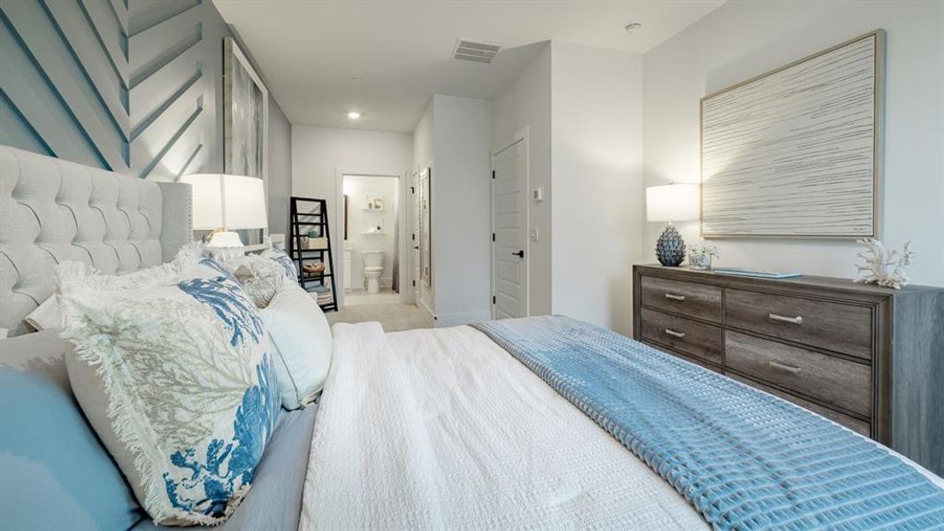 Furnished interior view inside a new home in The Village at Sandy Plains, Marietta (Image 28). Furnished interior view inside a new home in The Village at Sandy Plains, Marietta (Image 28).
