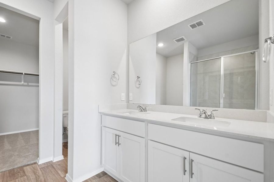Furnished interior view inside a new home in Cloverleaf, Austin (Image 9).