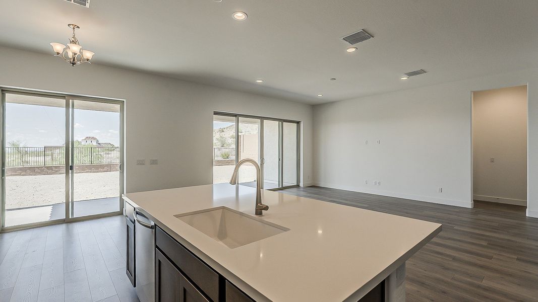 Furnished interior view inside a new home in Hacienda at Estrella, Goodyear (Image 5).