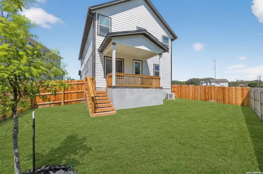 Exterior details and patio area of a home in Trilogy Grove, San Antonio (Image 11).