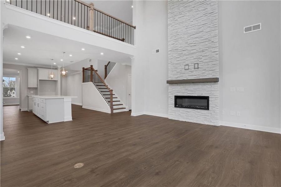 Spacious, unfurnished interior of a new home in Wisteria at GreenHouse, Marietta (Image 9). Spacious, unfurnished interior of a new home in Wisteria at GreenHouse, Marietta (Image 9).