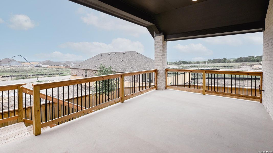 Exterior details and patio area of a home in Mayfair, New Braunfels (Image 4).