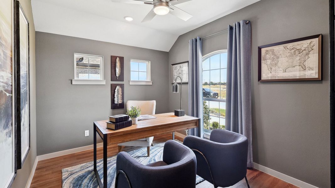 Representative furnished interior of a home built from the Kimbell by DRB Homes in Morningside, Josephine (Image 7).