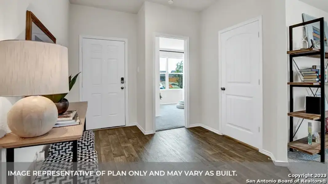 Furnished interior view inside a new home in Swenson Heights, Seguin (Image 23).