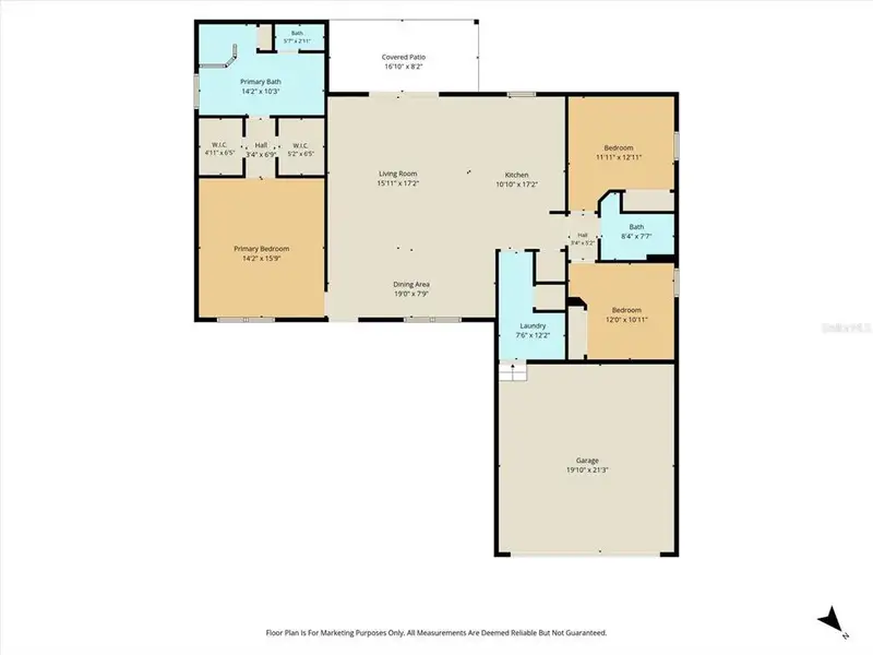 2D floor plan layout of this home in , Citrus Springs, FL (Image 5). 2D floor plan layout of this home in , Citrus Springs, FL (Image 5).