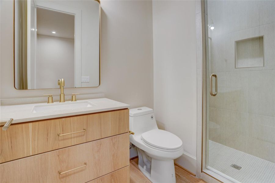 Furnished interior view inside a new home in , Houston (Image 10).