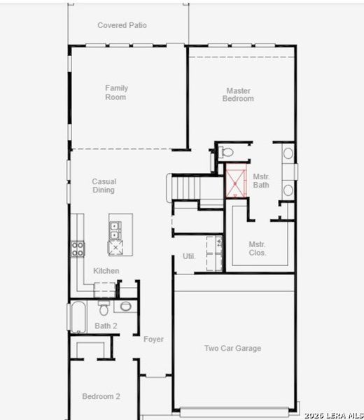 2D floor plan layout of this home in Davis Ranch, San Antonio, TX (Image 2). 2D floor plan layout of this home in Davis Ranch, San Antonio, TX (Image 2).