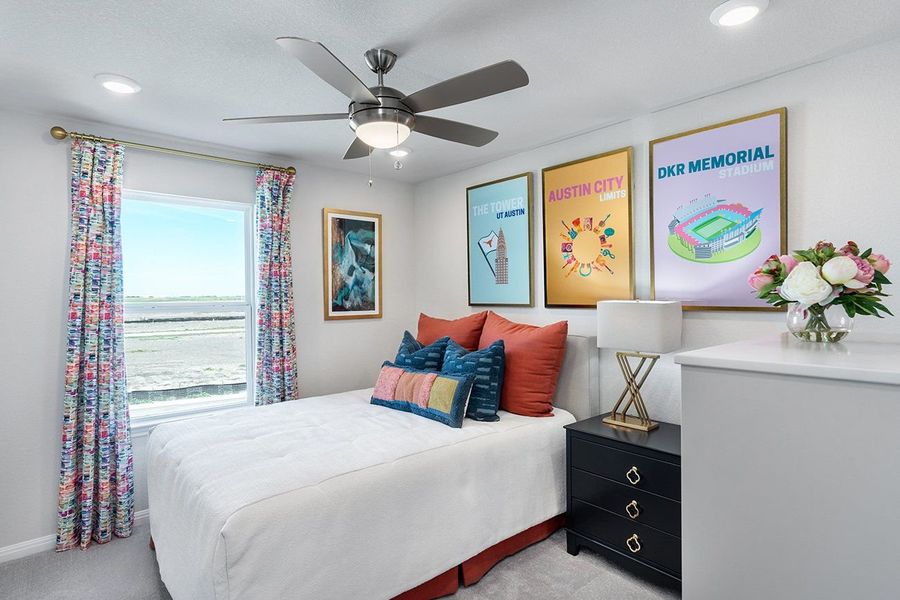 Furnished interior view inside a new home in Longview, Del Valle (Image 12).