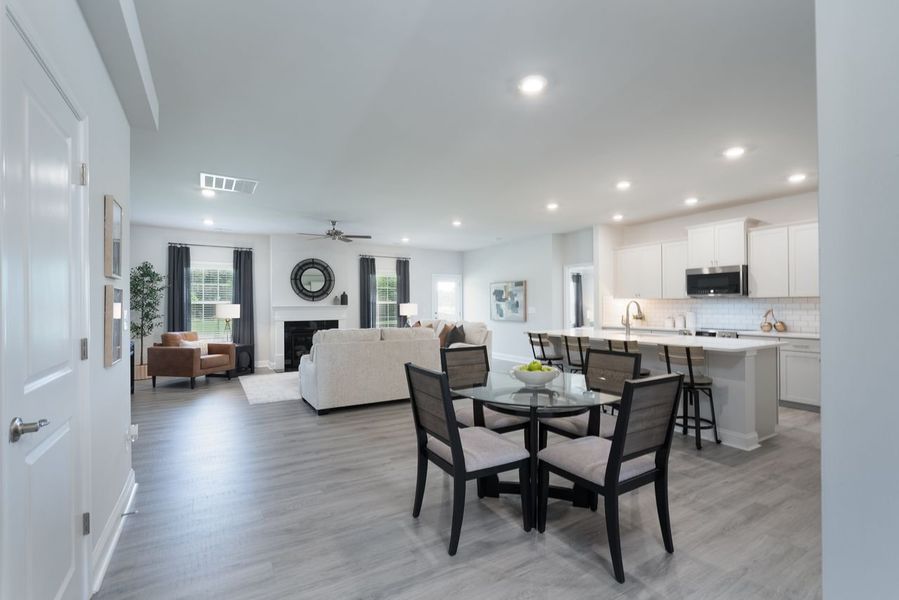 Representative furnished interior of a home built from the Plan 3210 by Adams Homes in McNeely Farms, Mount Ulla (Image 10).