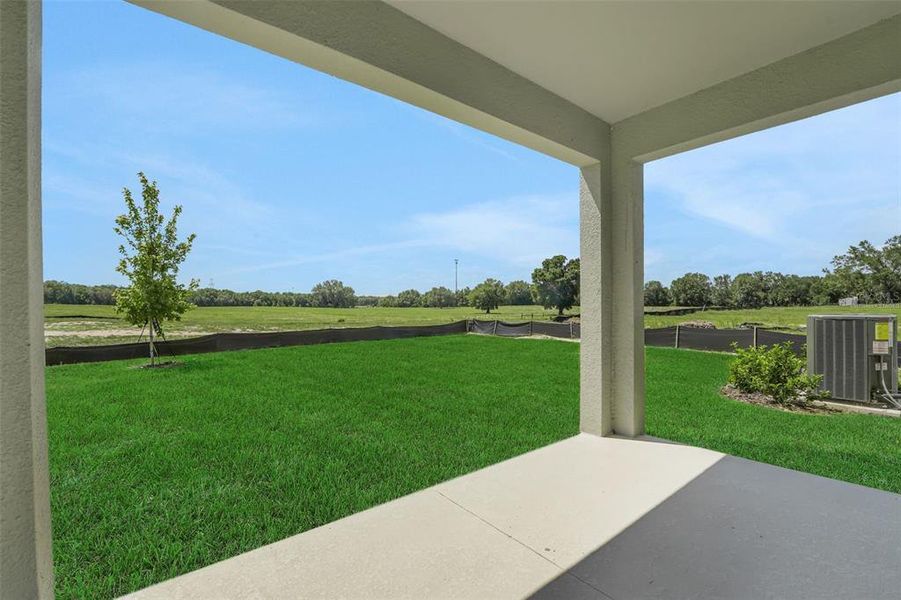 Exterior details and patio area of a home in Reserve at Hammock Oaks, Lady Lake (Image 2). Exterior details and patio area of a home in Reserve at Hammock Oaks, Lady Lake (Image 2).