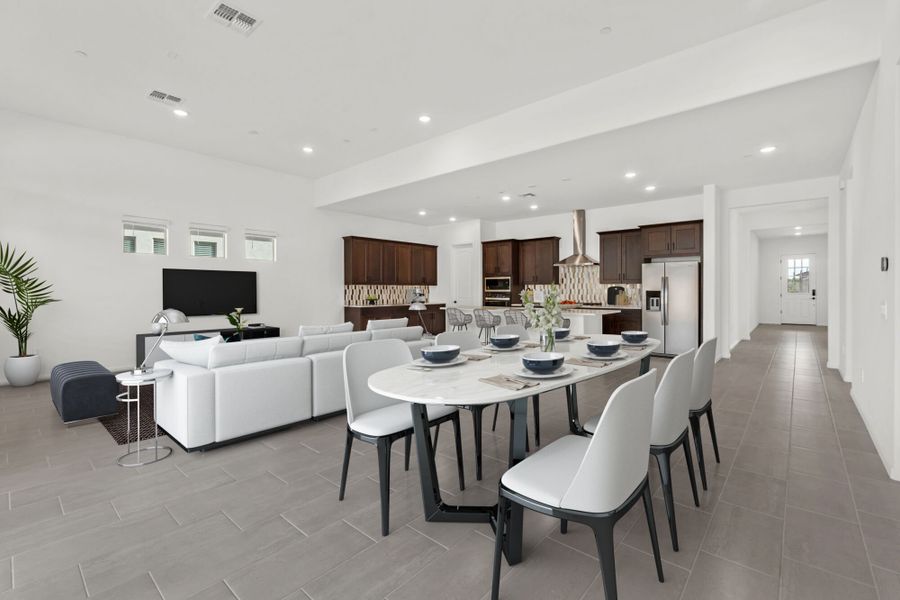 Furnished interior view inside a new home in Saguaro Reserve II, Marana (Image 5).