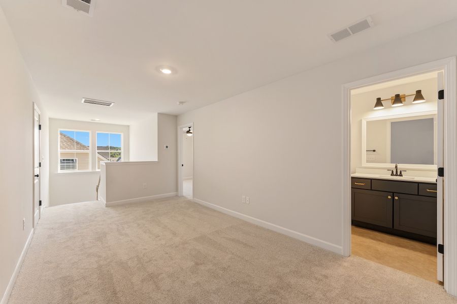 Spacious, unfurnished interior of a new home in Cottages at Lake Emory, Inman (Image 34). Spacious, unfurnished interior of a new home in Cottages at Lake Emory, Inman (Image 34).