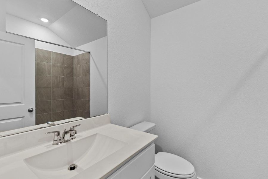 Furnished interior view inside a new home in River Ranch Trails, Dayton (Image 7). Furnished interior view inside a new home in River Ranch Trails, Dayton (Image 7).
