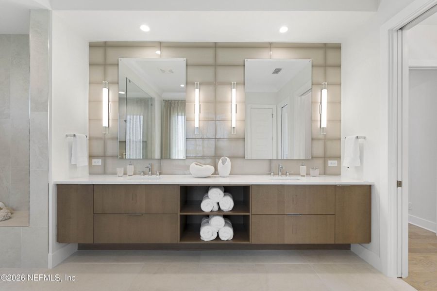 Furnished interior view inside a new home in , Ponte Vedra Beach (Image 46).