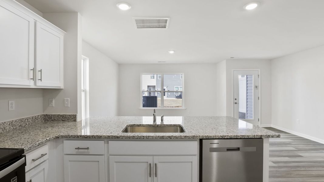 Furnished interior view inside a new home in Chestnut Ridge Townhomes, Greenville (Image 7).