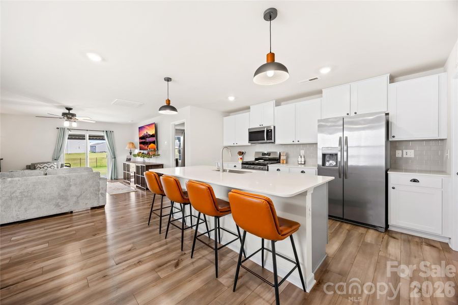 Furnished interior view inside a new home in Sullivan Farm, Statesville (Image 28).