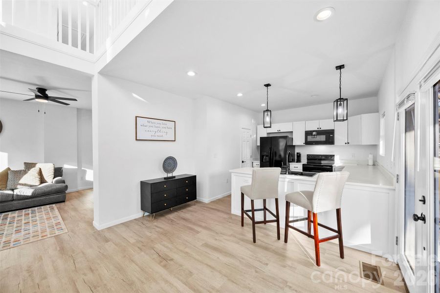 Furnished interior view inside a new home in , Charlotte (Image 35).