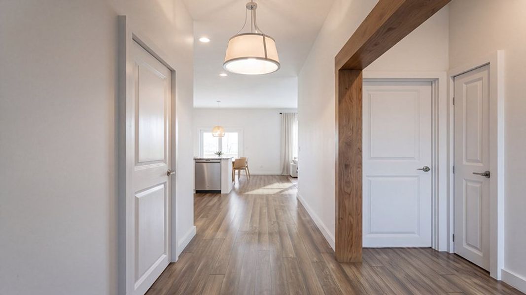 Furnished interior view inside a new home in Pineview North, Summerville (Image 4).