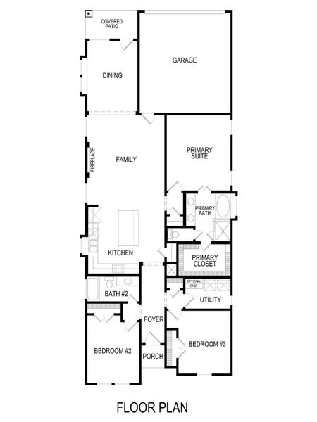 2D floor plan layout for the Livingston R by First Texas Homes in Trails at Cottonwood Creek, Rowlett, TX (Image 4).