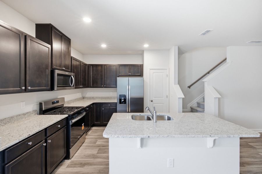 Furnished interior view inside a new home in Carpenter Falls, Durham (Image 12).