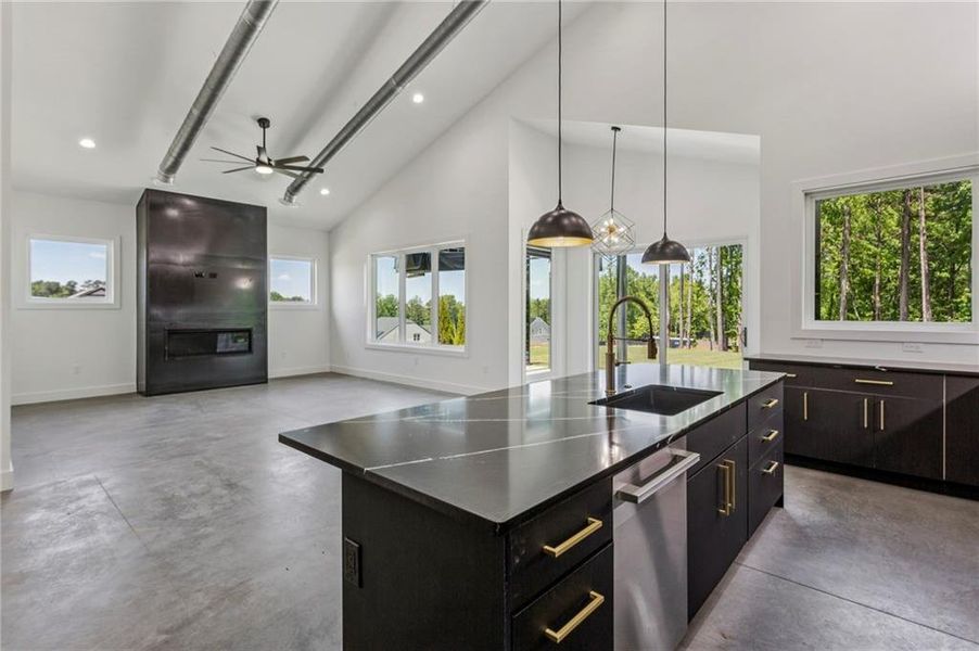 Furnished interior view inside a new home in , Marietta (Image 8).