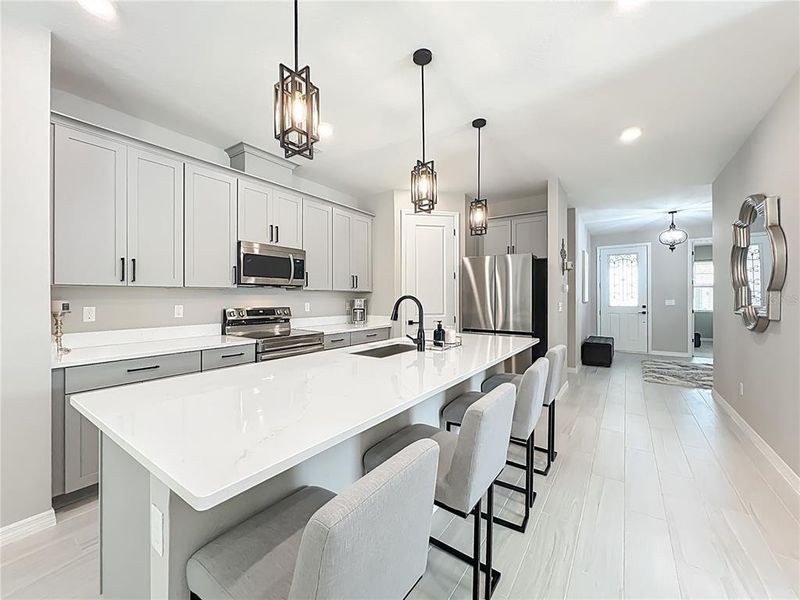 Furnished interior view inside a new home in , Clermont (Image 13).
