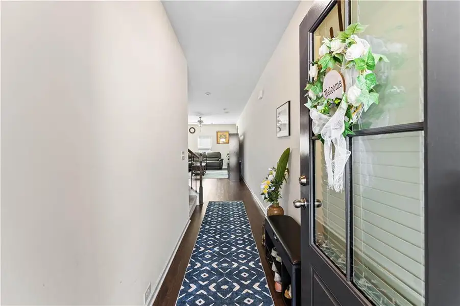 Furnished interior view inside a new home in , Sugar Hill (Image 6). Furnished interior view inside a new home in , Sugar Hill (Image 6).