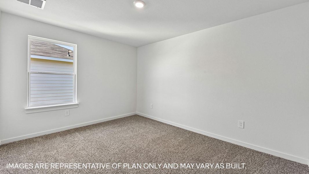 Representative unfurnished interior of a home built from the The Ozark by D.R. Horton in Monarch Ranch, Manor (Image 36).